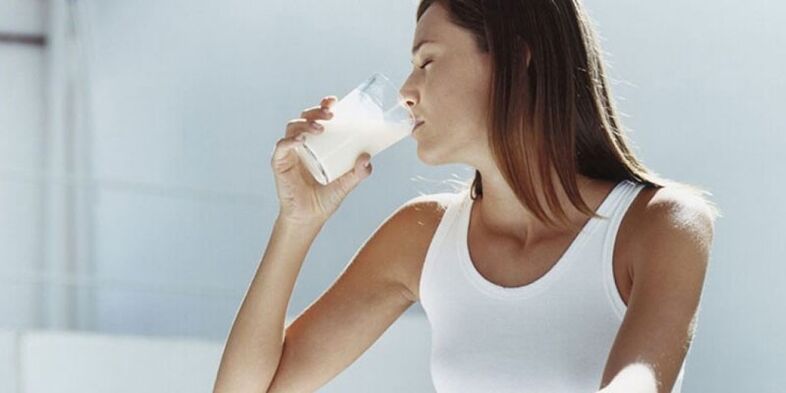 el uso de kéfir en una dieta de escalera