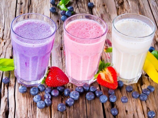 batidos y cócteles de frutas y verduras para bajar de peso